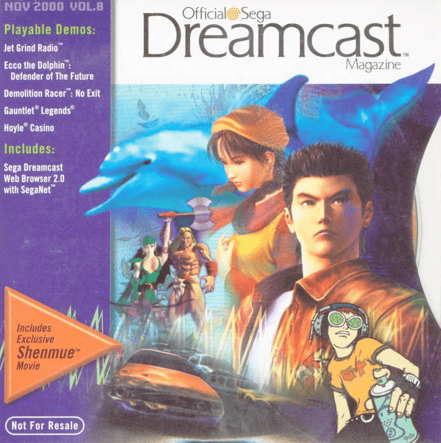 Official Sega Dreamcast Magazine Vol. 8 box art for Sega Dreamcast